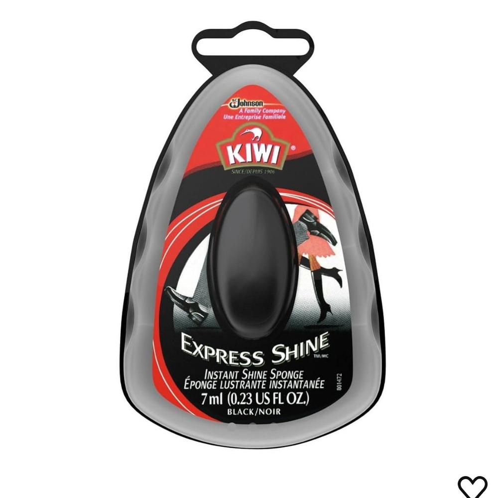 KIWI Express Shoe Shine Sponge | Leather Care for Shoes, Boots, Etc. 3 pack